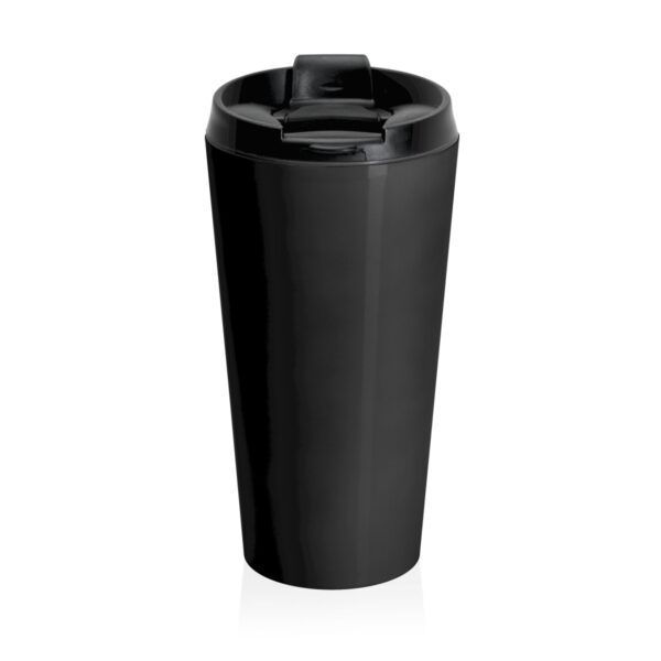 Stainless Steel Travel Mug (black) - Image 2